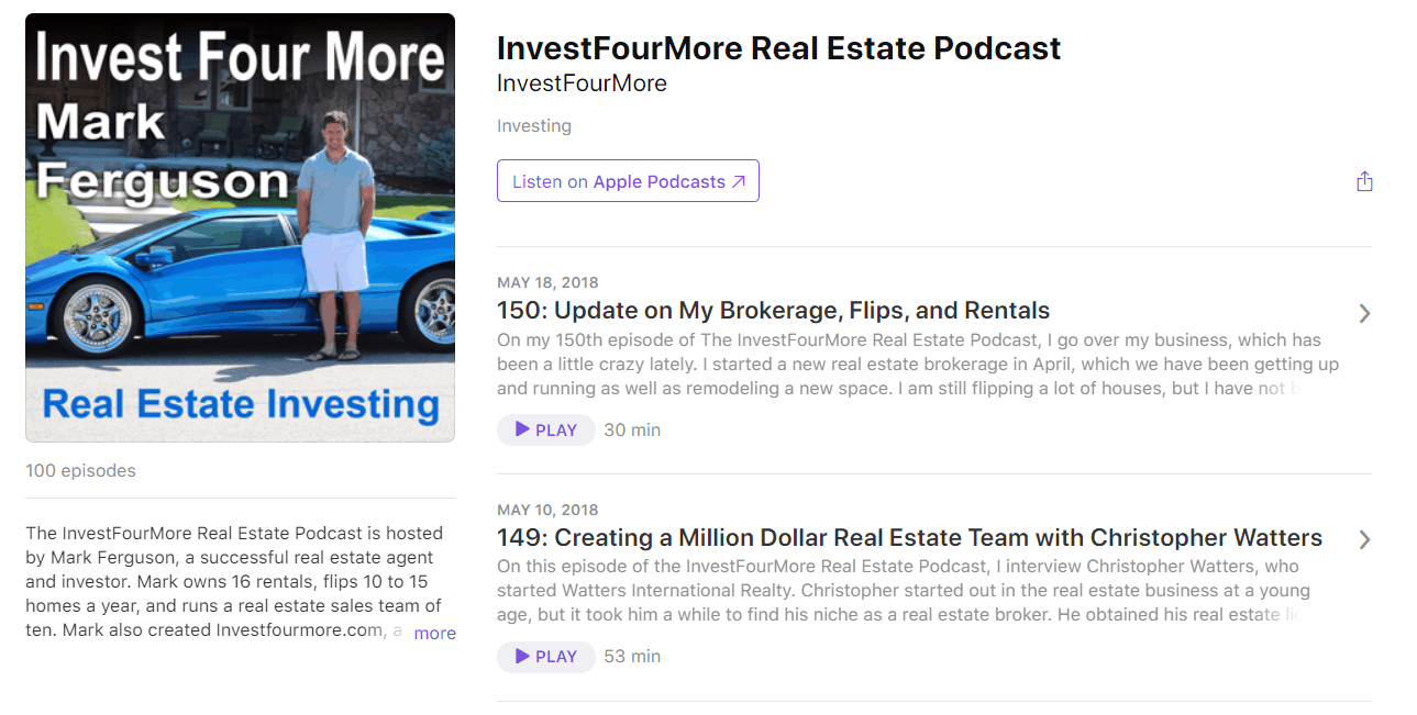 InvestFourMore Insider Podcast Apple