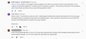 clayton morris youtube response