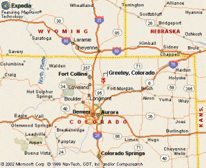 Greeley Co Map