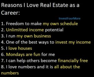 real estate career