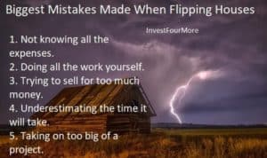 House flipping mistakes