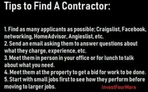 how to find a contractor