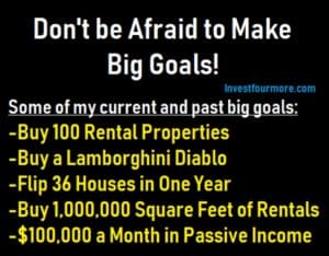 Set big goals!