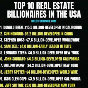 top 10 real estate billionaires