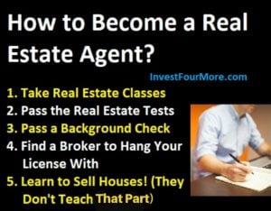 become real estate agent