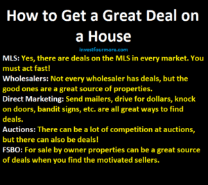 How to get a deal on an investment property